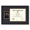 ArtToFrames 11x14 inch Diploma Frame with 6" x 8" Inch Image Opening - Framed with Black and Gold Mats, Comes with Regular Acrylic and Sawtooth Hanger for Wall Hanging (DT-11x14)